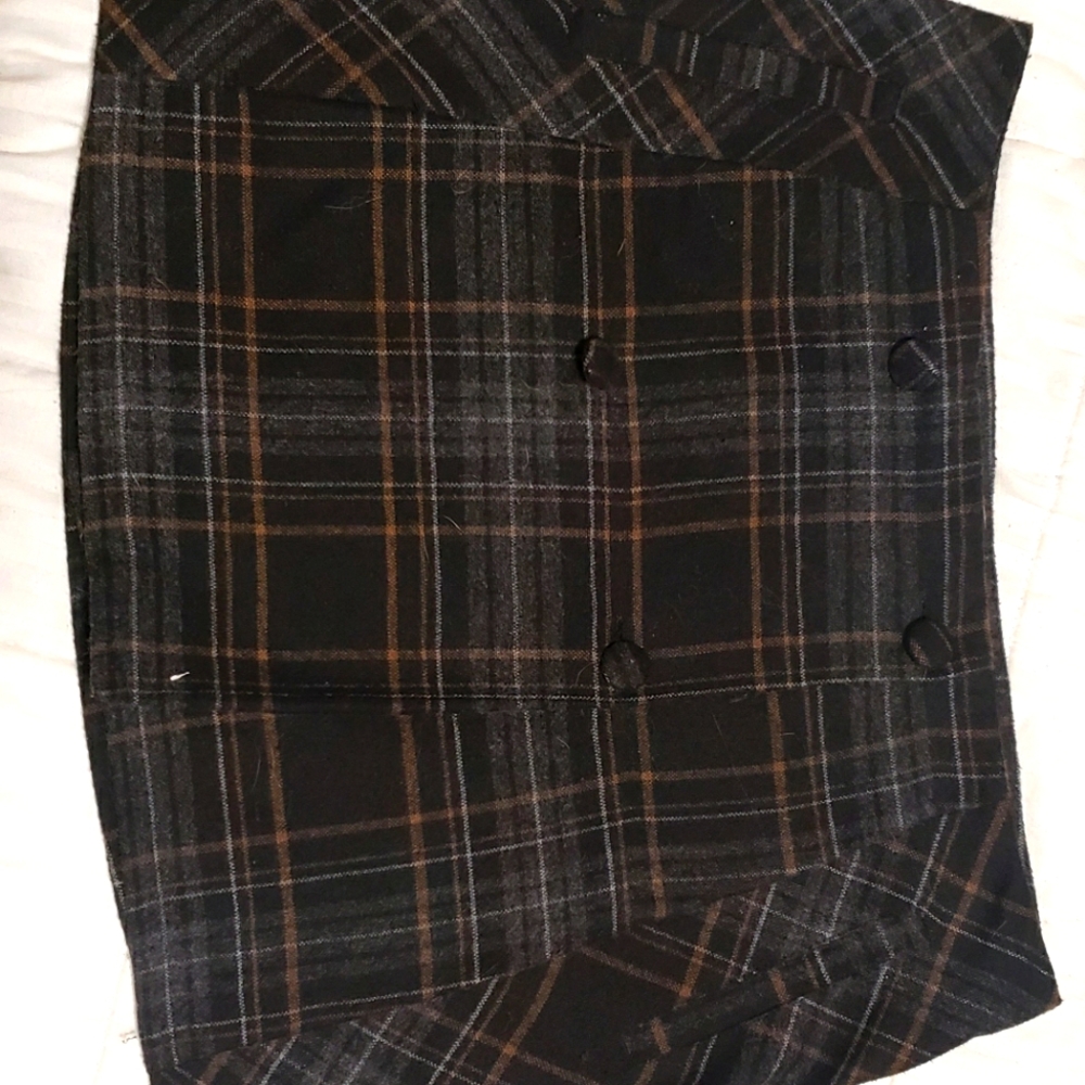 Pull & Bear Mini Plaid Skirt